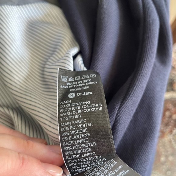 ⭐️Host Pick⭐️ MARKS & SPENCER navy blue suit - Picture 6 of 8